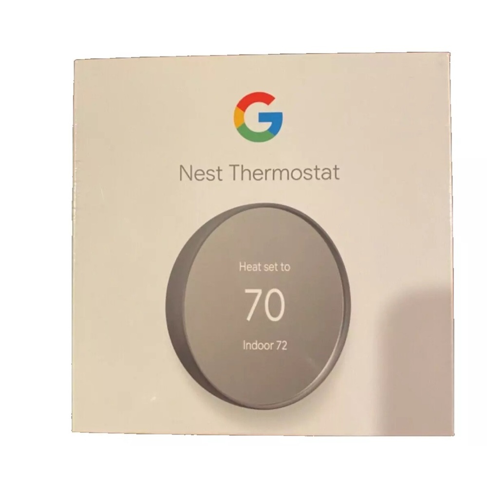 Google Nest Thermostat Charcoal Gray Model G4CVZ Wifi Brand New Factory Sealed